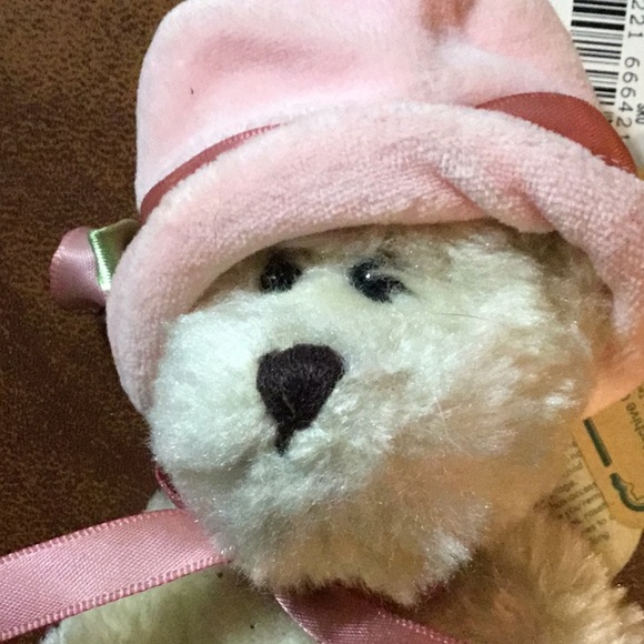 VINTAGE BOYDS BEARS & FRIENDS Pink-Hat Jointed Plush Trio (2 NWT) 1990s–Y2K Gift - Picture 11 of 15